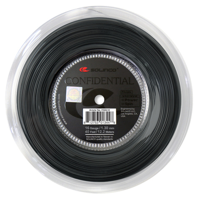 Струны теннисные Solinco Confidential (200 m) - grey