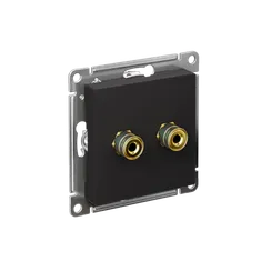 Розетка аудио 2-м AtlasDesign карбон SE ATN001087