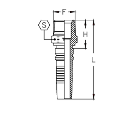 Фитинг DN 38 NPTF 1.1/2 Interlock
