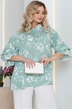 Блуза "Гелла" (мята) Б5644 LT Collection