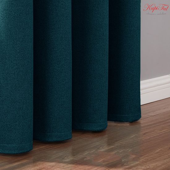 XL-Nemon Blackout 100% (индиго) Шторы полный блэкаут под лён