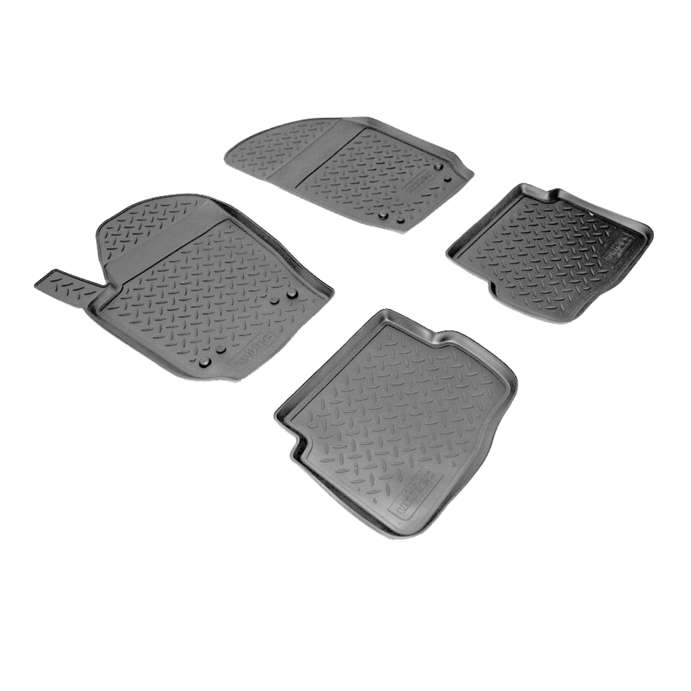 Ковры в салон Norplast/Unidec для Volkswagen Polo (2002-2009), Черный, арт.NPL-Po-95-40