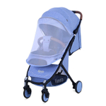 Детская прогулочная коляска Nuovita Giro Lux Denim, Nero / Джинсовый, Черный