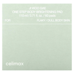 Celimax, Ji Woo Gae, One Step, осветляющие салфетки для тела, 60 шт.