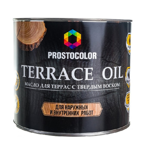 101139 Масло для террас PROSTOCOLOR (махагон) 0.75л