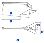 Якорь CQR, 20,4 кг (10242892)