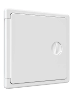 Люк ревизионный ЛТП накладной ручка-задвижка 150х150 пластик EVECS