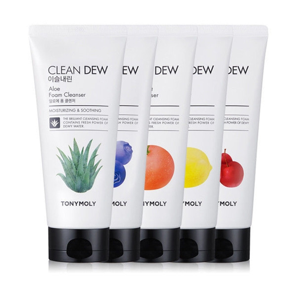 Tony Moly Clean Dew Red Grape Fruit Foam Cleanser пенка для умывания с экстрактом грейпфрута