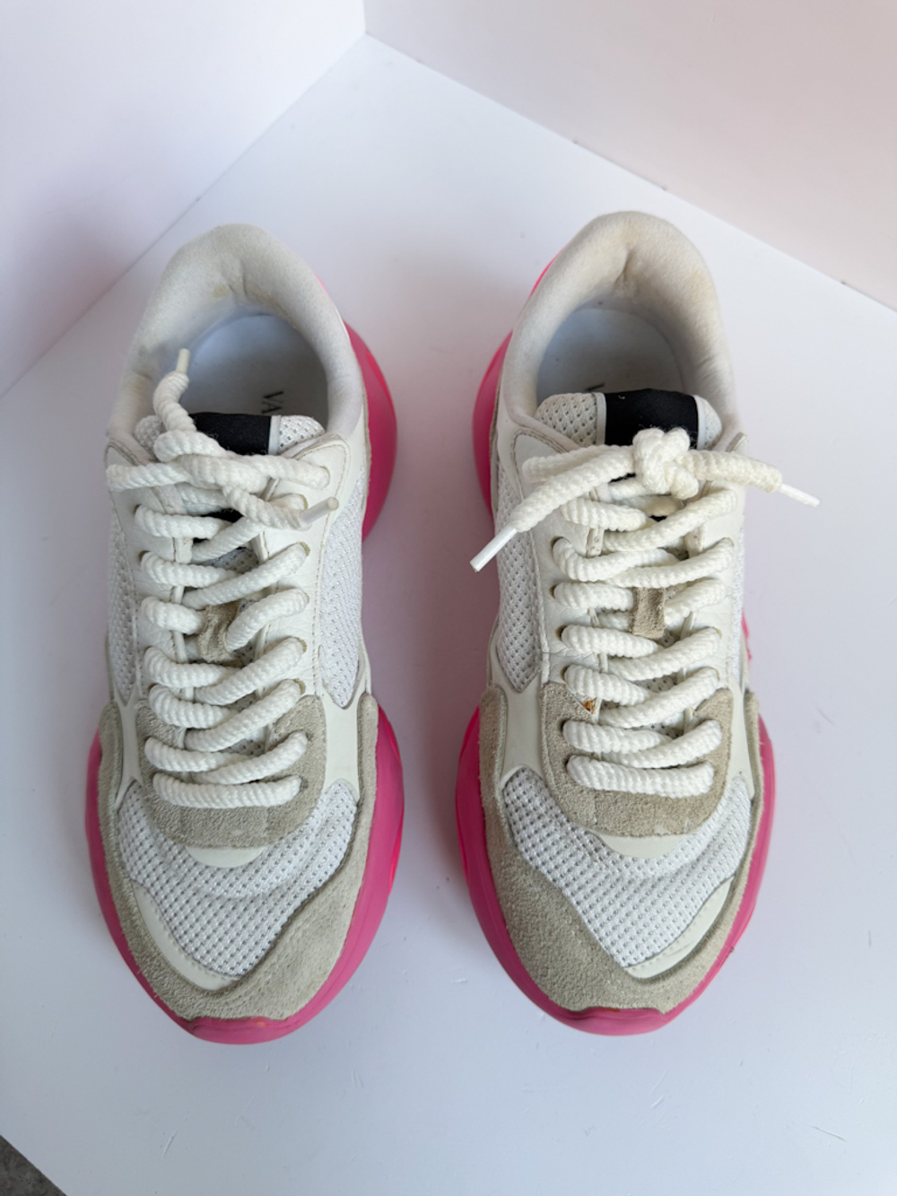 Комбинированные кроссовки Valentino Garavani, 38