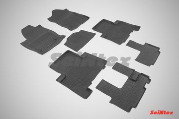 Резиновые коврики в салон Haval H9 [3 ряда] (2014-наст. время) "Высокий борт"