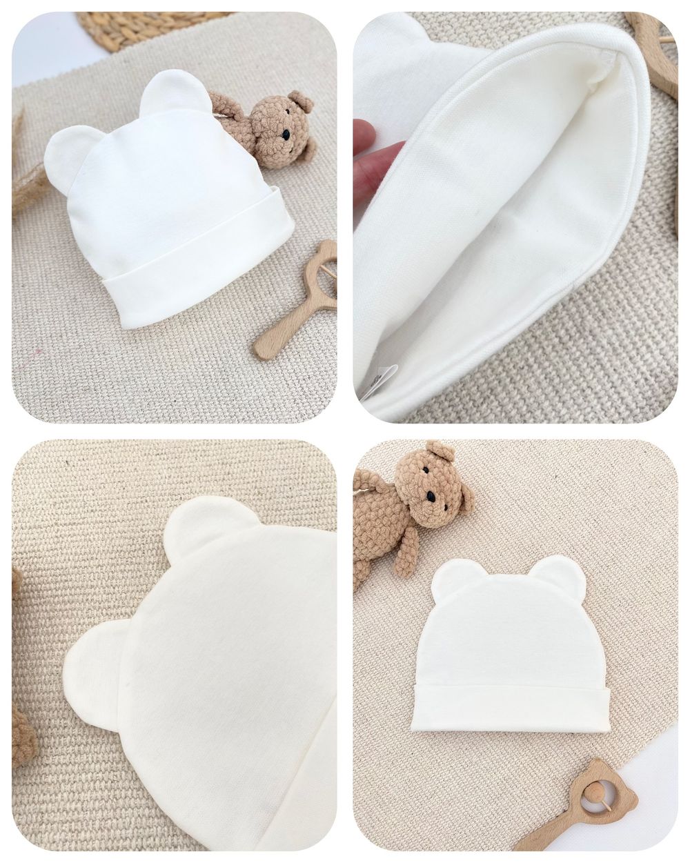 Шапочка с ушками (мол.)