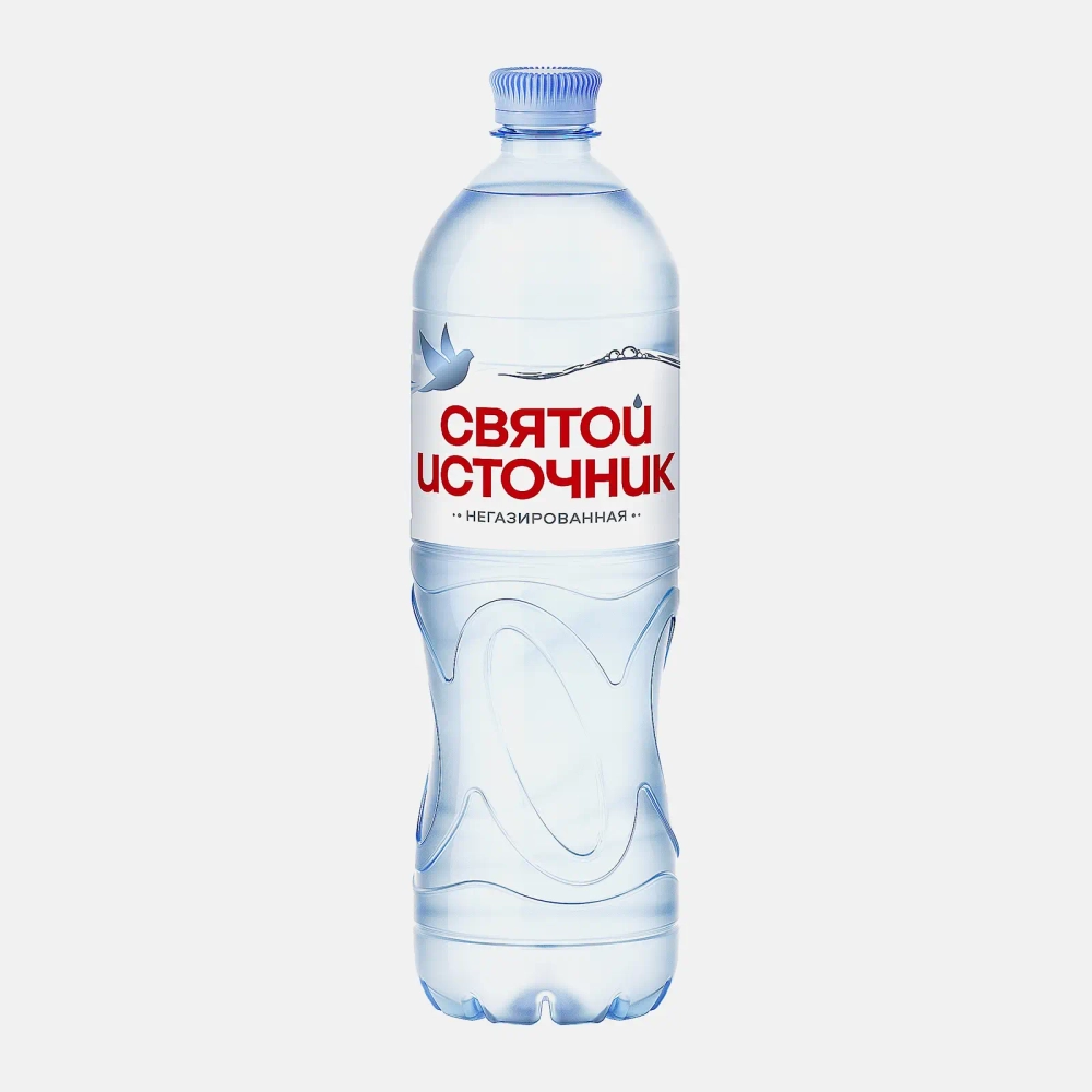 Вода Святой Источник питьевая негазированная 1л