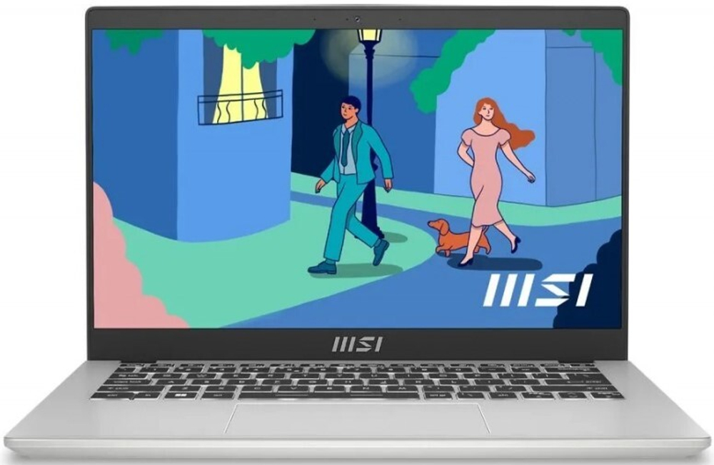 Ноутбук  MSI Modern 14 C12MО-688RU 14 ", Core i7, 16 Гб RAM, 512 Гб SSD, Iris Xe Graphics, Серебристый