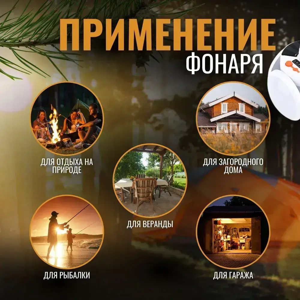 Уличный светильник, LED, количество ламп:5шт