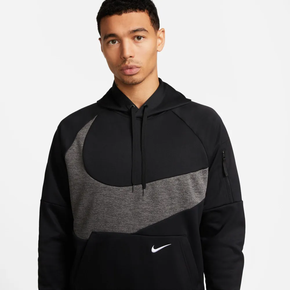 DQ5401-010 Толстовка Nike Therma-Fit Pullover Hoodie Swoosh