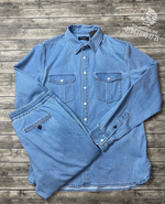 Джинсовый костюм Kiton