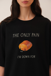 Футболка (THE ONLY PAIN), черная