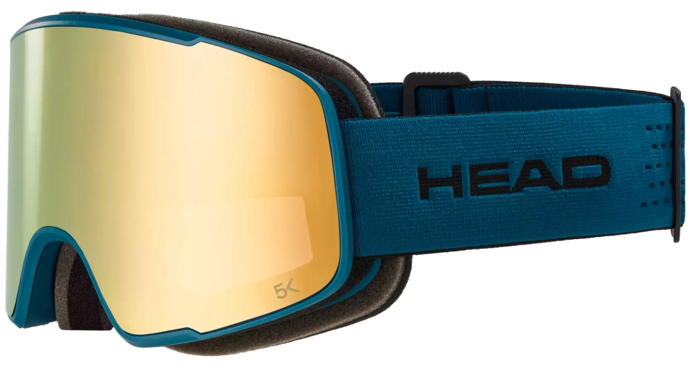 HEAD 24/25 очки горнолыжные  391243 HORIZON 2.0 5K+SL UNISEX линза 5K + доп линза petrol /gold