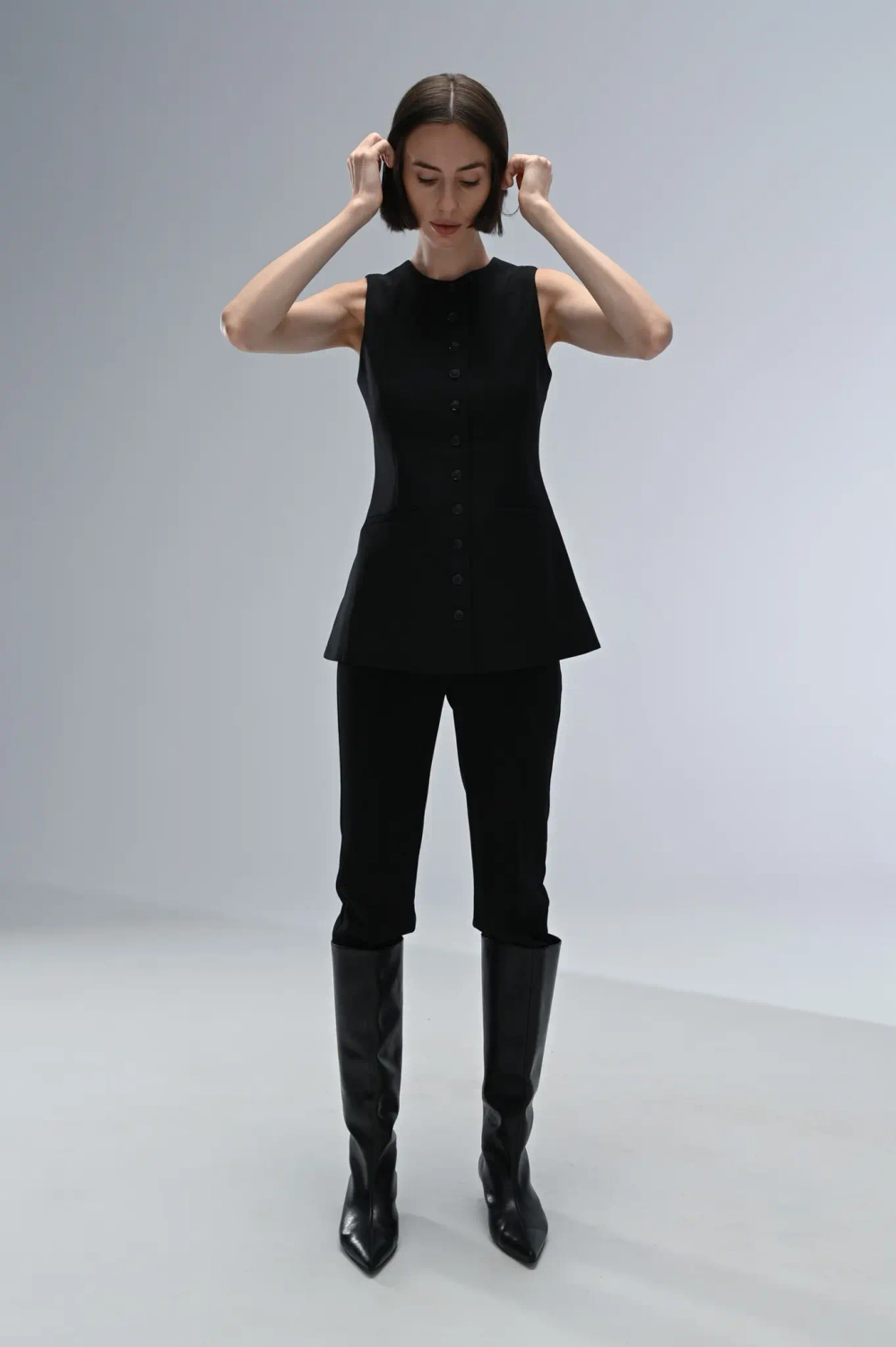 Жилет удлиненный