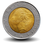 500 лир. 20 лет IFAD. Италия. 1998 год. XF-AU