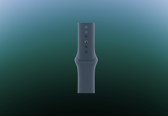 Часы Apple Watch Series 9 GPS 41mm Aluminum Case with Sport Band (Серебристый) S/M