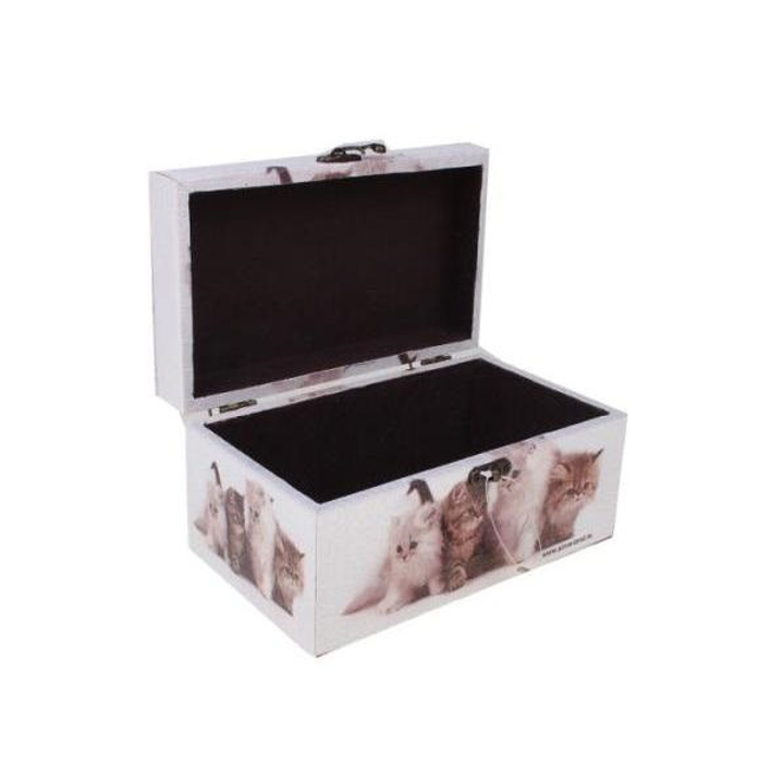 Шкатулка-сундучок "Котята"