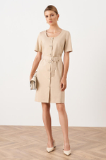 51569 Платье женское (бежевый)