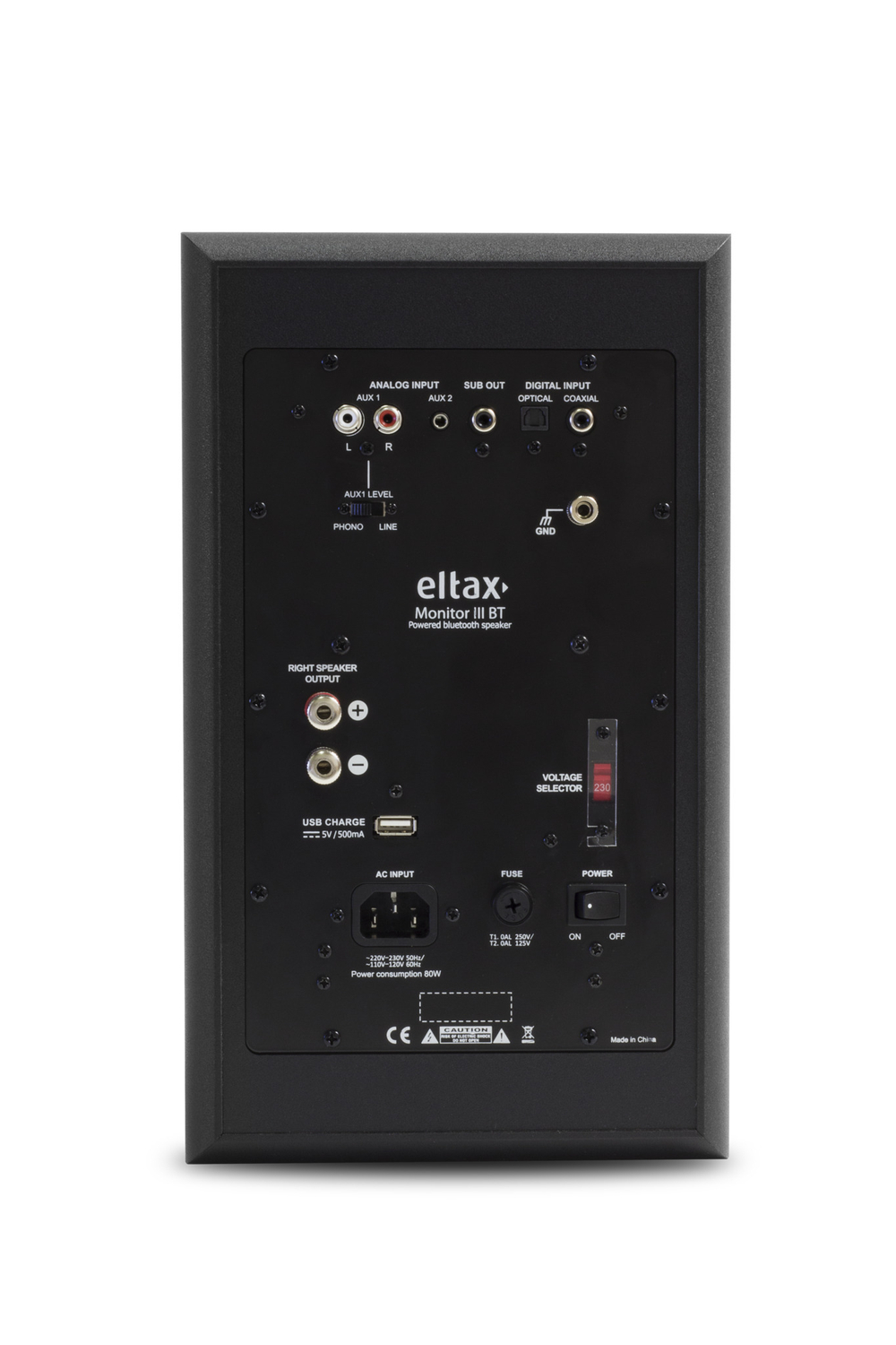 ELTAX Monitor III BT Phono active, Black, активная акустическая система