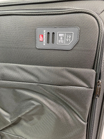 Большой чемодан Mironpan Model 124, Темно-серый, L