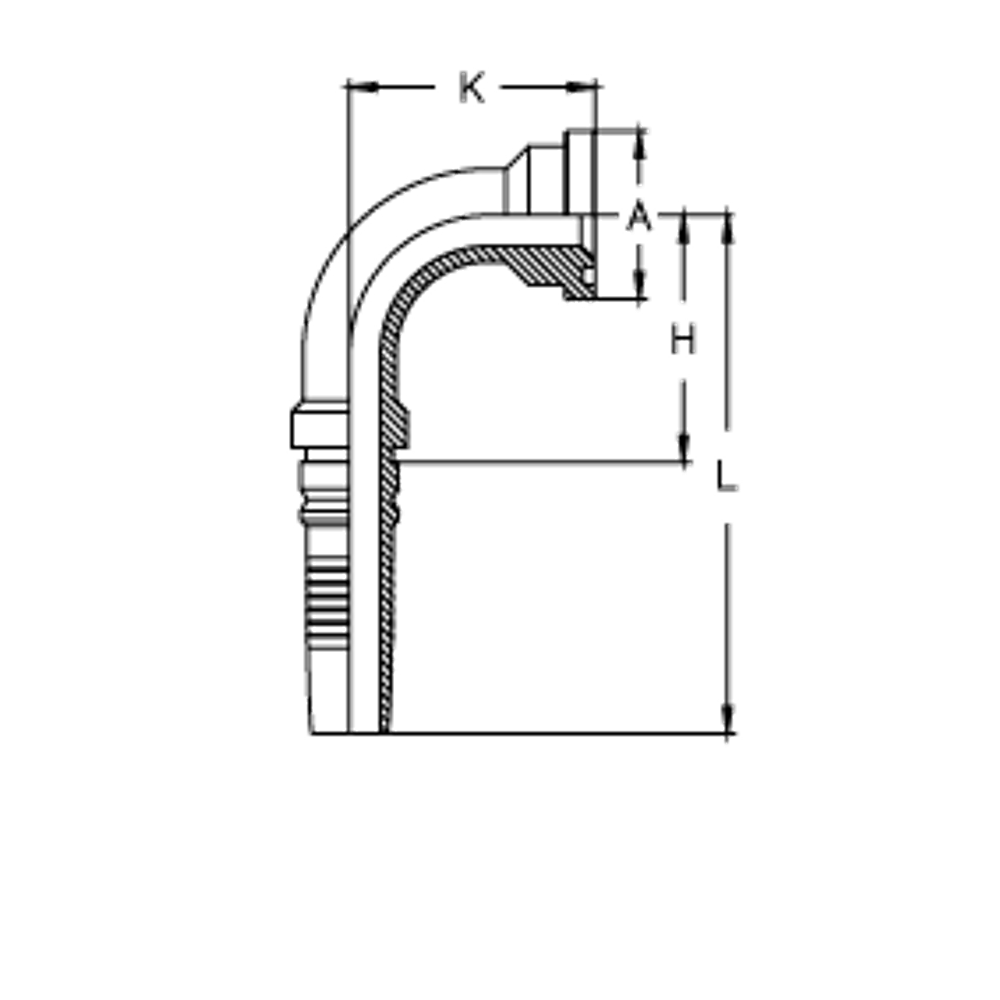 Фитинг DN 25 SFL 3/4 38 (90) Interlock