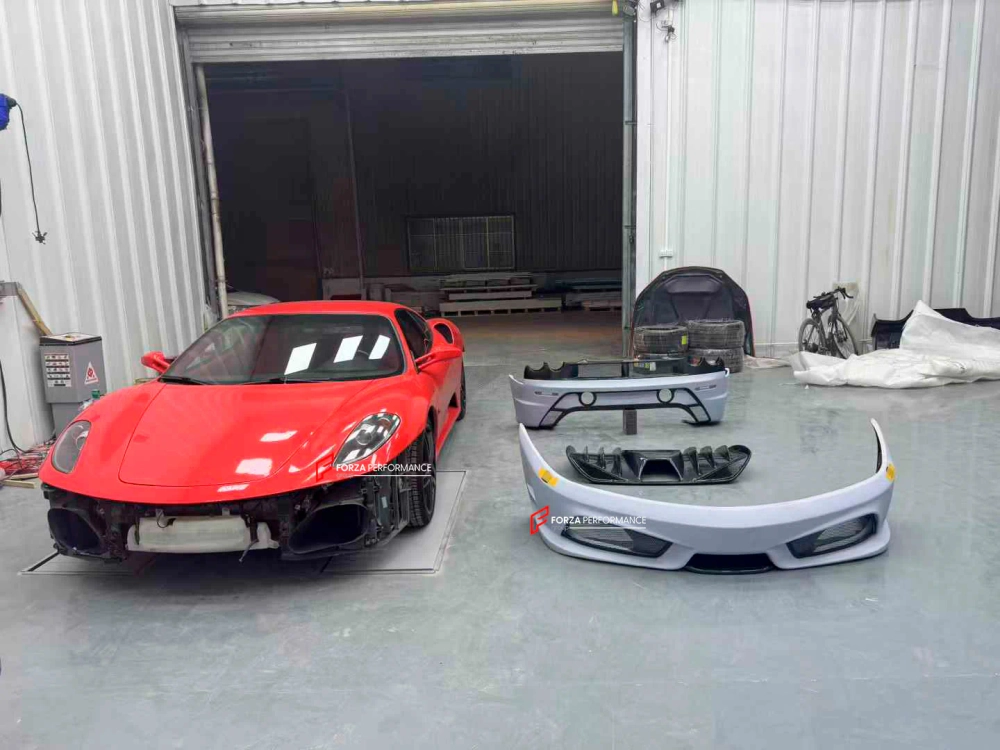 Карбоновый обвес переделка в Scuderia для FERRARI F430 Феррари