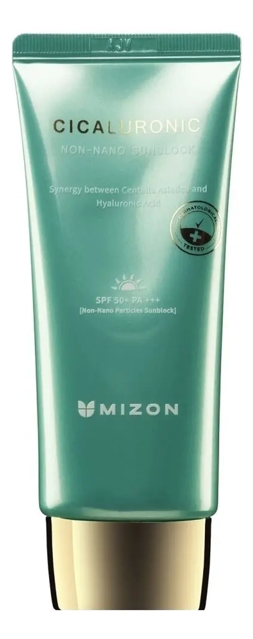 MIZON Солнцезащитный крем с экстрактом центеллы азиатской и гиалуроновой кислотой - CICALURONIC NONNANO SUNBLOCK SPF50+ PA+++ ,50мл