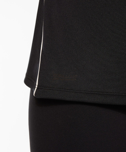 Oysho Высокотехнологичная футболка с короткими рукавами COOLMAX®, черный