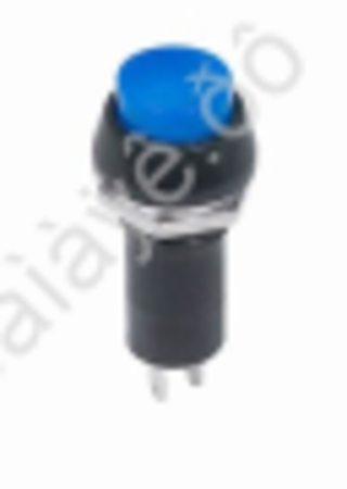 Клавиша-тумблер с фиксац  Круглая Синяя REXANT 363031