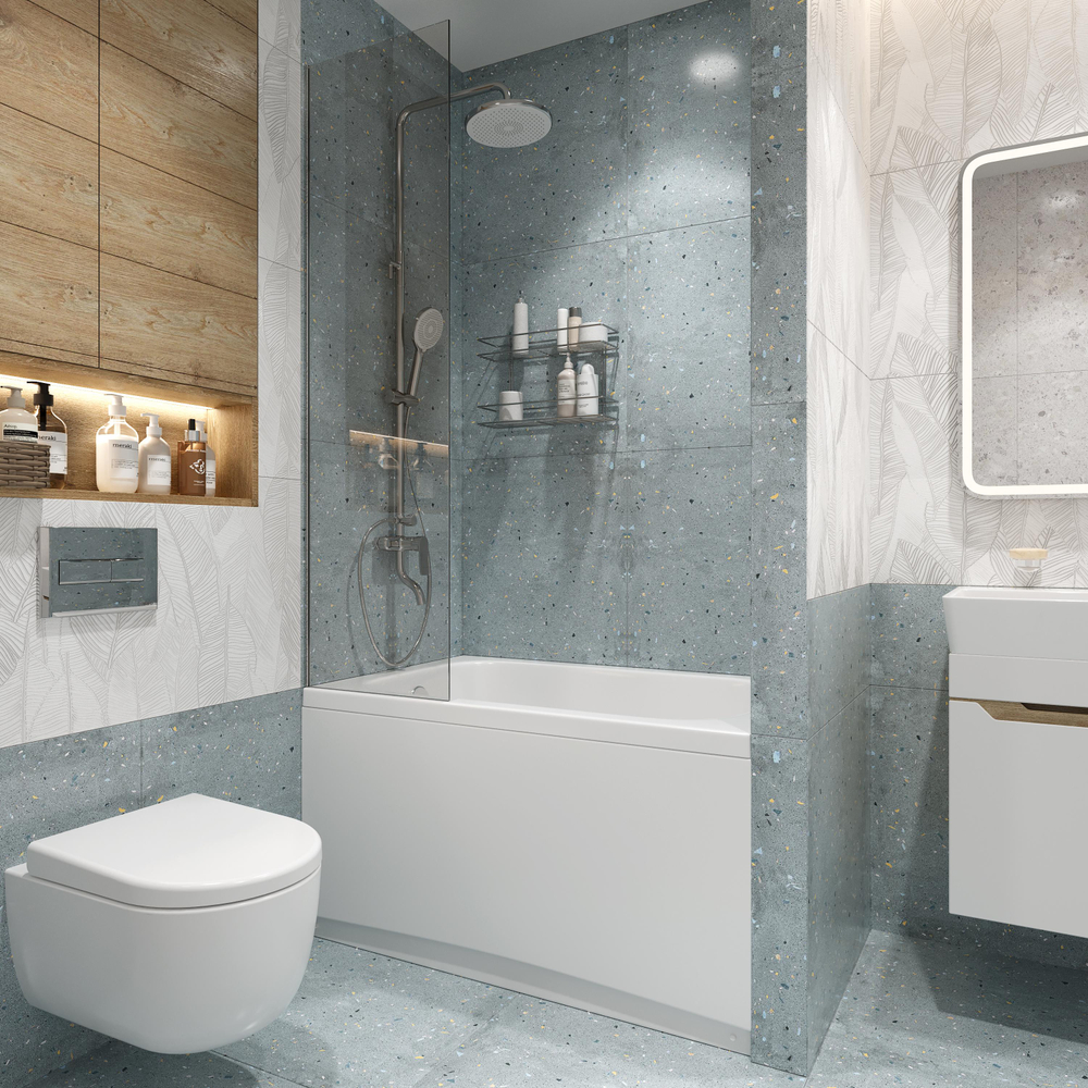 Полка для душа DIWO Смоленск П16101 подвесная, глянцевый хром