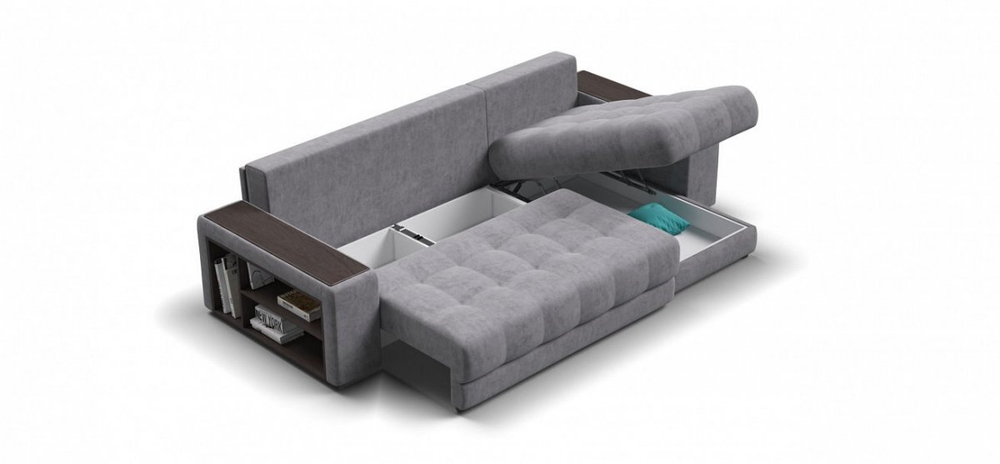 Угловой диван Босс ХЛ Велюр Роял агат