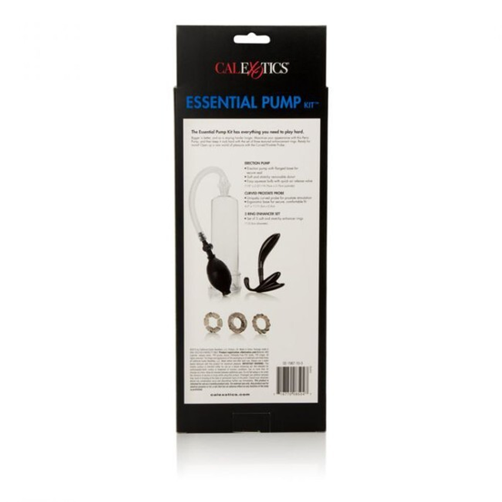 Набор для мужчин His Essential Pump Kit (Цвет: прозрачный с черным)