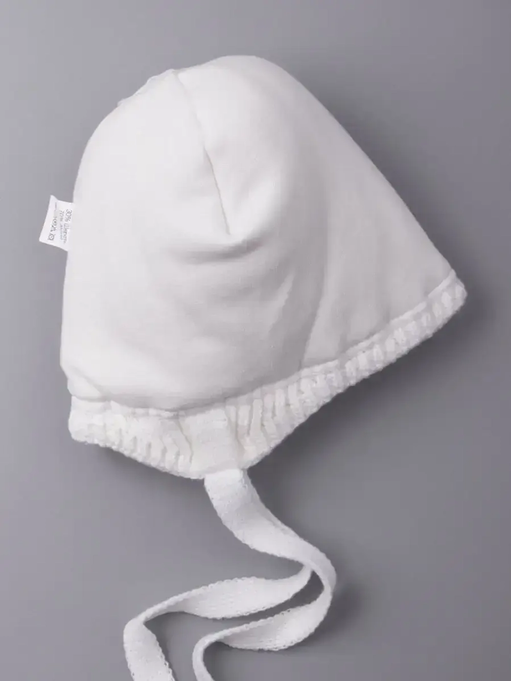 Шапка детская зимняя вязаная с помпоном