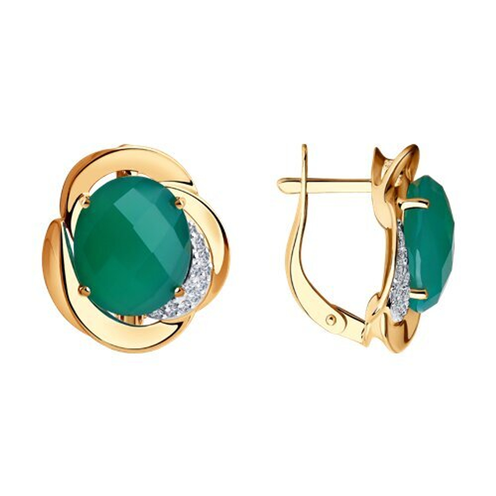 Серьги из золота 585 пробы