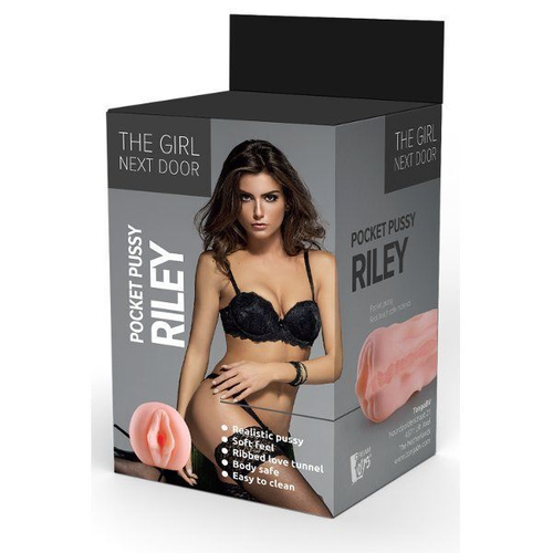 Мастурбатор-вагина Riley Dream Toys телесный, мягкий TPE