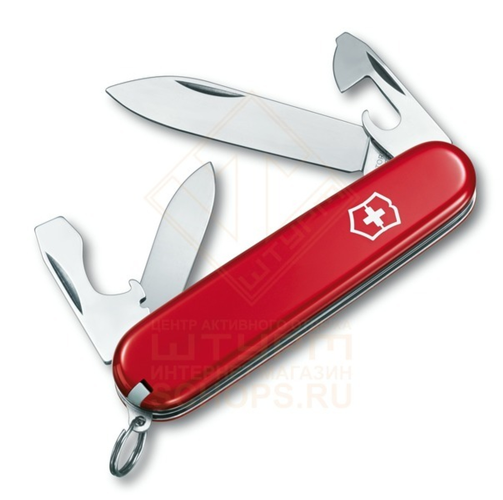 Нож многофункциональный Victorinox Recruit 84 мм, Red