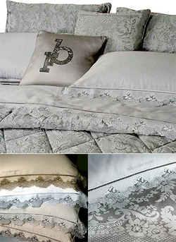 Постельное белье 2 спальное евро RoccoBarocco Atmosphere розовое