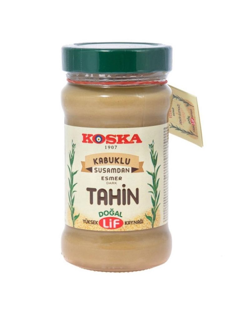 Кунжутная паста тёмная Koska Tahin dark sesame paste 300 г, 2 шт