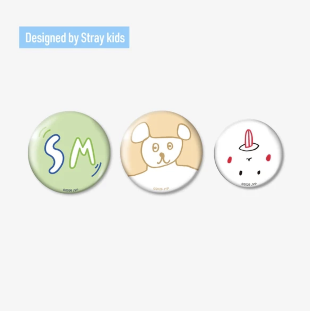 Мерч Stray Kids - [RUN IT JAPAN] BADGE SET (значки)