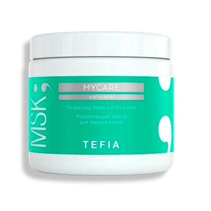 Уплотняющая маска для тонких волос Tefia My Care Volume Thickening Mask for Fine Hair 500мл