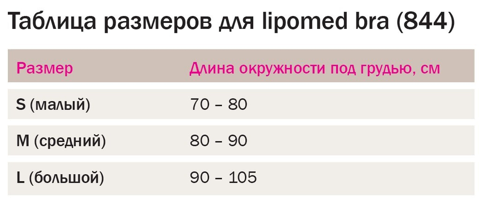 Лиф косметологический Lipomed bra
