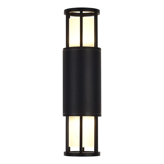 SL9017.401.02 Светильник уличный настенный ST-Luce черный/черный GU10 2*15W MESA