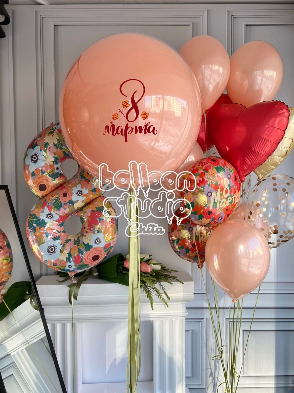 шары на 8 марта № 22