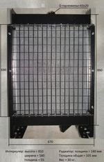 Радиатор охлаждения Ricardo R6105AZLDS1; TDK 110 6LT/Radiator,R6105AZLD-25