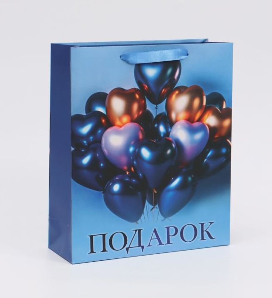 Пакет подарочный "Подарок",25.5×32×9 см